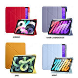 Apple iPad 8. Nesil 10.2 Kılıf Kalem Bölmeli Trifolding Case A2270 A2428 A2429 A2430