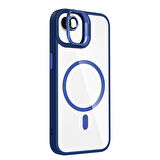 Apple iPhone 16E Kılıf Kamera Lens Hediyeli Standlı M-Safe Şarj Özellikli Etro Kapak