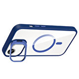 Apple iPhone 16E Kılıf Kamera Lens Hediyeli Standlı M-Safe Şarj Özellikli Etro Kapak