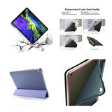 Apple iPad Pro 13 inç M4 2024 Kılıf Kalem Şarj Bölmeli Case A2925 A2926 A3007