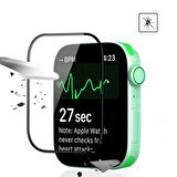 Apple Watch 7/8/9 41mm Full Ekran PPMA Kolay Uygulama Aparatlı Nano Saat Koruyucu