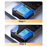 Apple Watch Serisi 10 46mm Full Ekran PPMA Kolay Uygulama Aparatlı Nano Saat Koruyucu