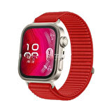 Huawei Watch Fit 4/Fit 4 Pro/Fit 3 Kordon Dalgalı Cırt Cırt Hasır Kordon