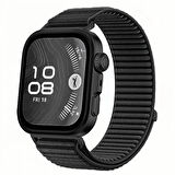 Huawei Watch Fit 4/Fit 4 Pro/Fit 3 Kordon Dalgalı Cırt Cırt Hasır Kordon