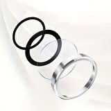 Apple iPhone 17 Pro Max Işık Yansıma Önleyici 0.3mm AR Kaplama Mikro Kamera Lens Koruyucu