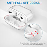 Apple Airpods 1/2. Nesil ile uyumlu Kılıf Kristal Silikon Şeffaf Case