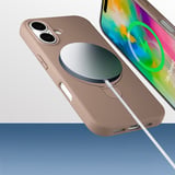 Apple iPhone 14 Kılıf M-safe Şarj Özellikli Standlı Zore Samara Kapak