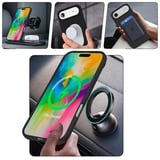 Apple iPhone 15 Pro Max Kılıf M-safe Şarj Özellikli Standlı Zore Samara Kapak