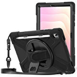 Samsung Galaxy Tab S11 11inç 2025 Kılıf Defender Askılı Zırhlı Tank Case X736 X730