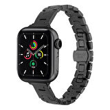 Apple Watch 10/11 Serisi 46mm Kordon Metal İnce Strap Kayış 150