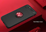Apple iPhone 6 Plus 6S Plus Kılıf Yüzüklü Magnetli Ravel Case