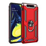 Samsung Galaxy A80 Kılıf Yüzüklü Zırh Tank Vega