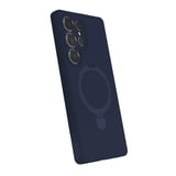 Samsung Galaxy S24 Ultra Kılıf Slikon M-safe Şarj Uyumlu Silikon Standlı Regal Kapak