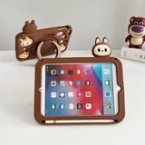 Honor Pad X8 10.1inç Kılıf Cute Dolls Standlı Eğlenceli 3D Karekterli Çocuk Kılıfı (Düz Pad 8 Değildir)