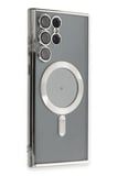 Samsung Galaxy S21 Ultra Kılıf M-Safe Özellikli Kamera Lensli Korumalı Şeffaf Silikon Kapak