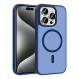 Apple iPhone 15 Pro Kılıf M-safe Şarj Özellikli Mat Babet Kapak