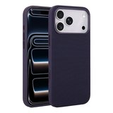 Apple iPhone 17 Pro Kılıf M-Safe Şarj Özellikli Kumaş Dizayn Miami Sert PC Kapak