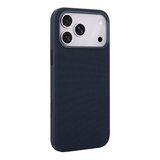 Apple iPhone 17 Pro Max Kılıf M-Safe Şarj Özellikli Kumaş Dizayn Miami Sert PC Kapak