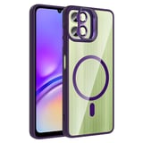 Samsung Galaxy A07 Kılıf Kamera Lens Hediyeli Standlı M-Safe Şarj Özellikli Etro Kapak