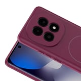 Xiaomi Redmi Note 15 4G Kılıf Yumuşak Dokulu M-safe Şarj Özellikli Meta Kapak