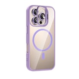 Apple iPhone 16 Pro Max Kılıf Kamera Lens Hediyeli Standlı M-Safe Şarj Özellikli Etro Kapak