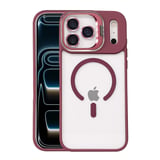 Apple iPhone 17 Pro Kılıf Kamera Lens Hediyeli Standlı M-Safe Şarj Özellikli Etro Kapak