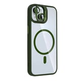 Apple iPhone 13 Kılıf Kamera Lens Hediyeli Standlı M-Safe Şarj Özellikli Etro Kapak