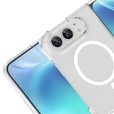 Apple iPhone Duo Kılıf M-Safe Şarj Özellikli Ultra İnce Sert PC Uyumlu Açık London Kapak
