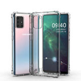 Samsung Galaxy A51 Kılıf Şeffaf Nitro Anti Shock Kapak