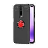 Xiaomi Redmi K30 Kılıf Yüzüklü Magnetli Ravel Case