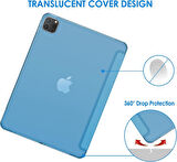 Apple iPad Pro 11 2. Nesil Kılıf PU Deri Smart Standlı Case A2228 A2068 A2230 A2231
