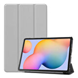 Samsung Galaxy Tab S6 Lite 2024 P620 P610 Kılıf PU Deri Smart Standlı Case 13-15-17
