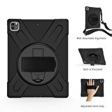 Apple iPad Pro 12.9 4. Nesil 2020 Kılıf Defender Askılı Zırhlı Tank Case A2229 A2069 A2232 A2233