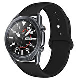 Samsung Galaxy Watch 4 5 6 7 FE 40 40 44 Classic 42 43 46 47 mm Kordon Silikon Spor Kordon 20mm