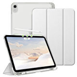 Apple iPad Air 11inç M2/M3 Air 4/5.Nesil 10.9 Kılıf PU Deri Smart Standlı Case 2025-2024 Flip