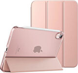 Apple iPad Air 11inç M2/M3 Air 4/5.Nesil 10.9 Kılıf PU Deri Smart Standlı Case 2025-2024 Flip