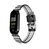 Xiaomi Mi Band 5 Mi Band 6 Kasa Korumalı Şeffaf Silikon Kordon