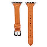 Apple Watch 10 42mm - 38/40/41mm Kordon İnce Deri Kordon 2/3/4/5/6/se/7/8/9