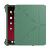 Apple iPad 5. Nesil 9.7 Kılıf Kalem Bölmeli Trifolding Case A1822 A1823