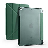 Apple iPad 5. Nesil 9.7 Kılıf Kalem Bölmeli Trifolding Case A1822 A1823