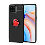 Oppo Reno A73 Kılıf Yüzüklü Magnetli Ravel Case