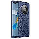 Huawei Mate 40 Pro Kılıf Deri Tarzı Niss Silikon Case