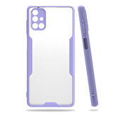 Samsung Galaxy M51 Kılıf Kenar Renkli Kamera Korumalı Mat Kapak