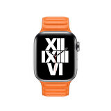 Apple Watch 10 42mm - 38/40/41mm Kordon Baklalı Deri Kordon 2/3/4/5/6/se/7/8/9