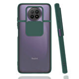 Xiaomi Redmi Note 9 5G Kılıf Kamera Kapatmalı Lensi Case