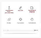 Dokunmatik Passive Stylus Kalem Tablet Telefon Bilgisayar Kalemi 2 in 1