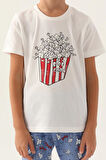 Aile Pijama Takımı, Popcorn Baskılı, %100 Pamuk, (ayrı ayrı fiyatlandırılır)