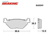YARI METALİK ARKA FREN BALATASI / YAMAHA / T-MAX / 560cc / ARKA  / 2020-2021-2022