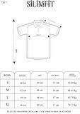 Erkek Yakalı Slim Fit Dokuma Çizgili T-Shirt - Bordo