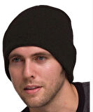 Tam Kalıp Kışlık Triko Bere - Siyah